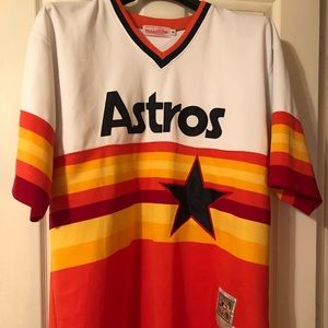 Mitchell and Ness Nolan Ryan Astros Jersey
